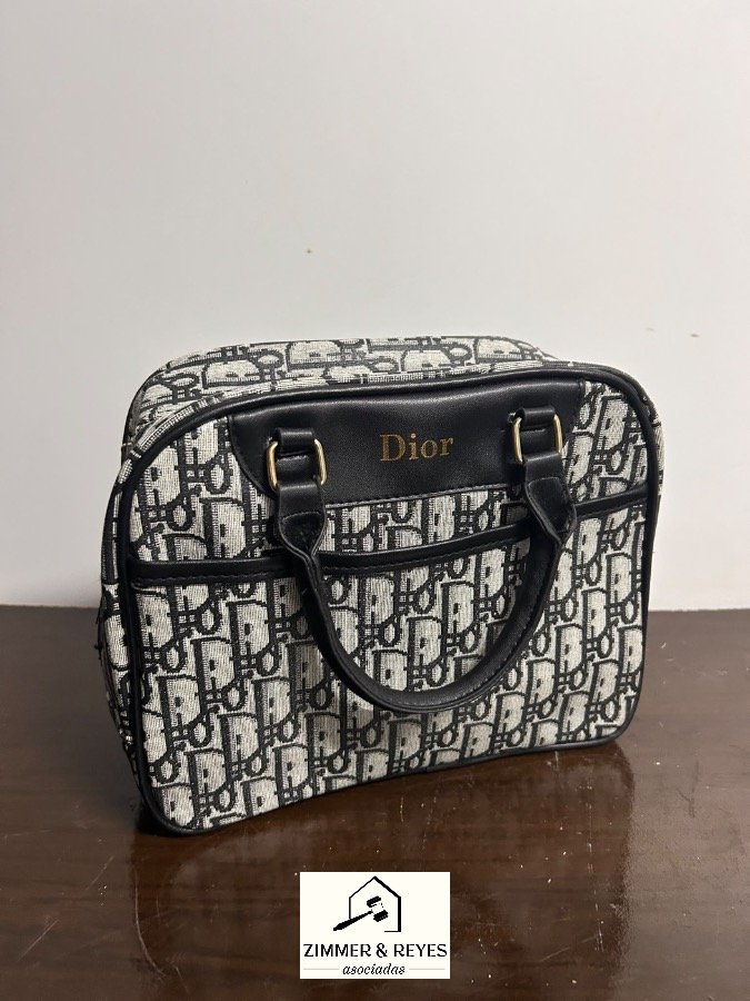 Bolso Dior Monogram Clásico Negro y Blanco
