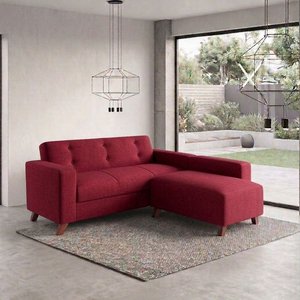 Lote siguiente: Sofá Chaise Longue de 2 Piezas Rojo