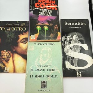 Lote de 4 Libros: Yo, el Otro; Intención Criminal; El Amante Liberal; Semidiós - imagen 3