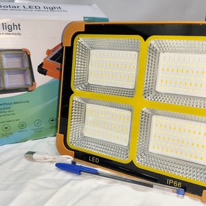 Foco LED Solar Recargable Multifunción con Valijas, Nuevo en Caja - imagen 3