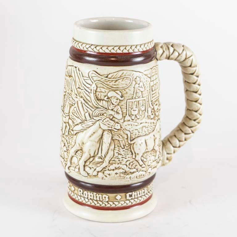 Jarra de cerveza de porcelana con relieve - imagen 2