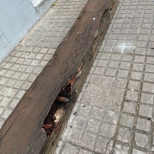 Viga de Madera Dura Antigua de 6.20 Metros - imagen 13