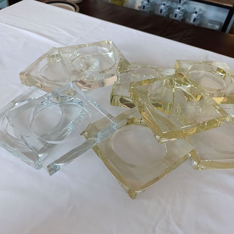 Ceniceros de Cristal Cuadrados - imagen 2
