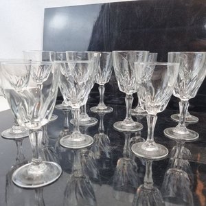 L 395 - 12 Piezas - Set de 12 copas para licor o grappa, con diseño trabajado y base de apoyo para servir y lucir en cualquier mesa - imagen 3