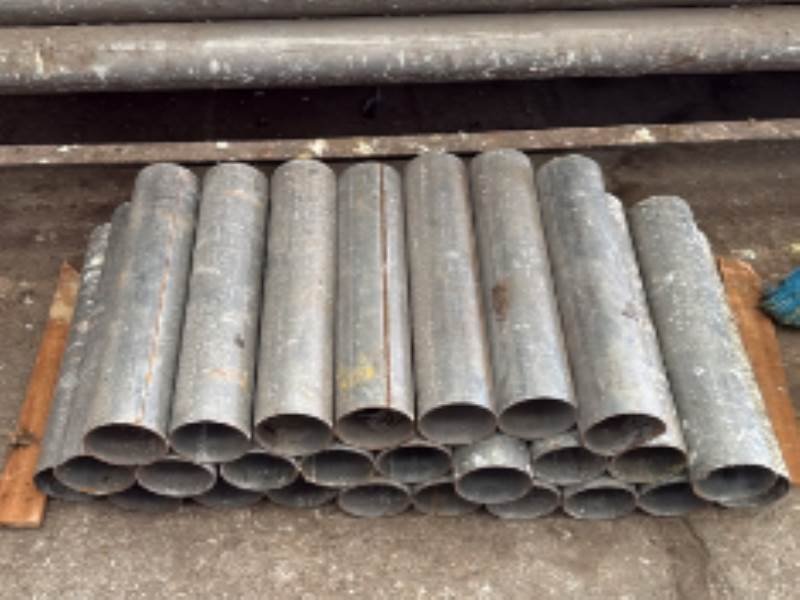 Lote de 26 caños rectos de aluminio de 55 cm