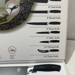 Set de 7 Cuchillos de Cocina con Pelador y Antiadherente - imagen 4