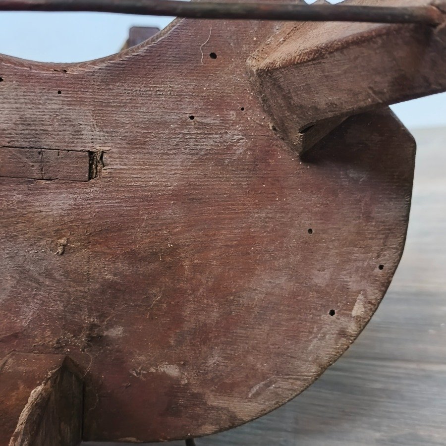 Antigua Rueca de Madera para Tejer - imagen 13