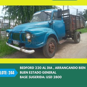 Lote anterior: Camión Bedford 220, en funcionamiento, color azul