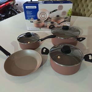 Juego de ollas Nuevo Tramontina linz rosa - imagen 3