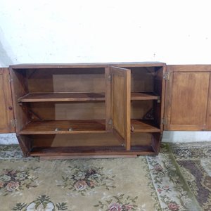 Mueble Aéreo Multiuso de Madera con Tres Puertas y Estante Inferior - imagen 7