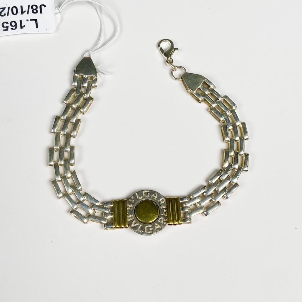 Pulsera de Plata y Oro para Dama