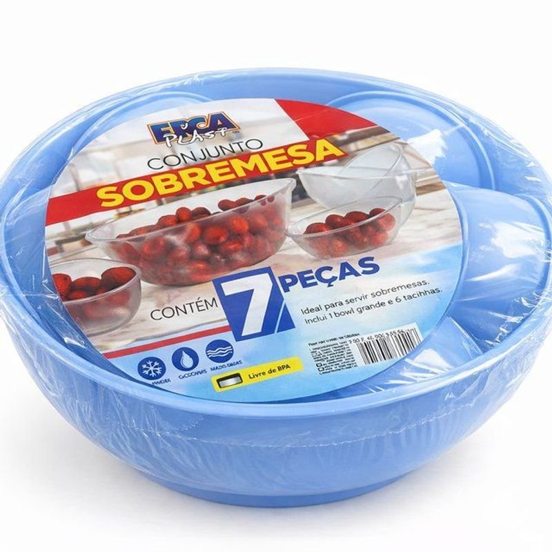 Set ensaladera de 7 piezas en plástico