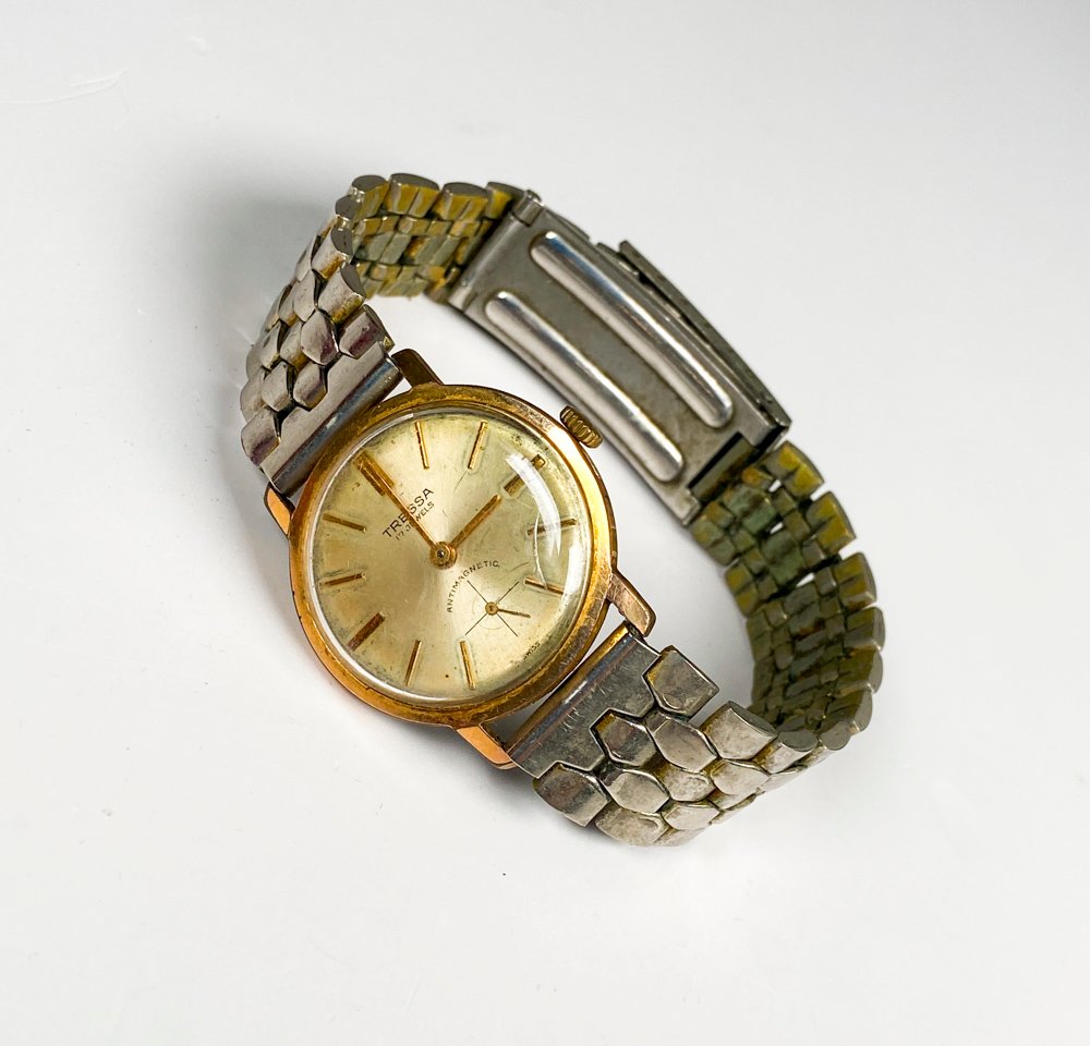 Lote siguiente: Reloj pulsera para caballero, TRESSA malla metal
