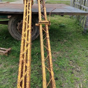 Lote de 2 Columnas de Hierro Tipo Cercha, 3.20m Largo - imagen 1