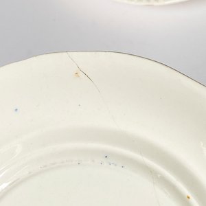 Seis platitos de postre loza Copeland, diámetros 16 cm - imagen 6