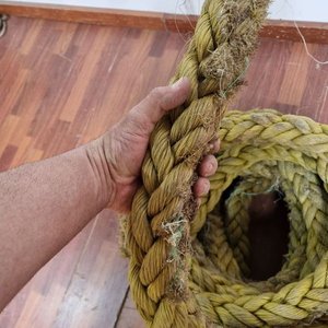 Soga Marina o Portuaria de 12 Metros de Largo, Trenzada y Rústica - imagen 3