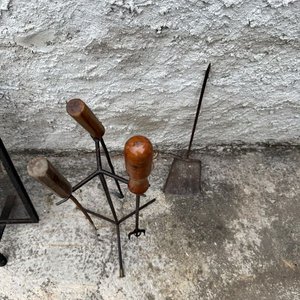 Juego de Atizadores para Chimenea con Pala y Chispero - imagen 4