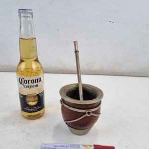 Lote anterior: Mate Criollo de Calabaza con Virola y Guarda Metálica y Bombilla Dorada