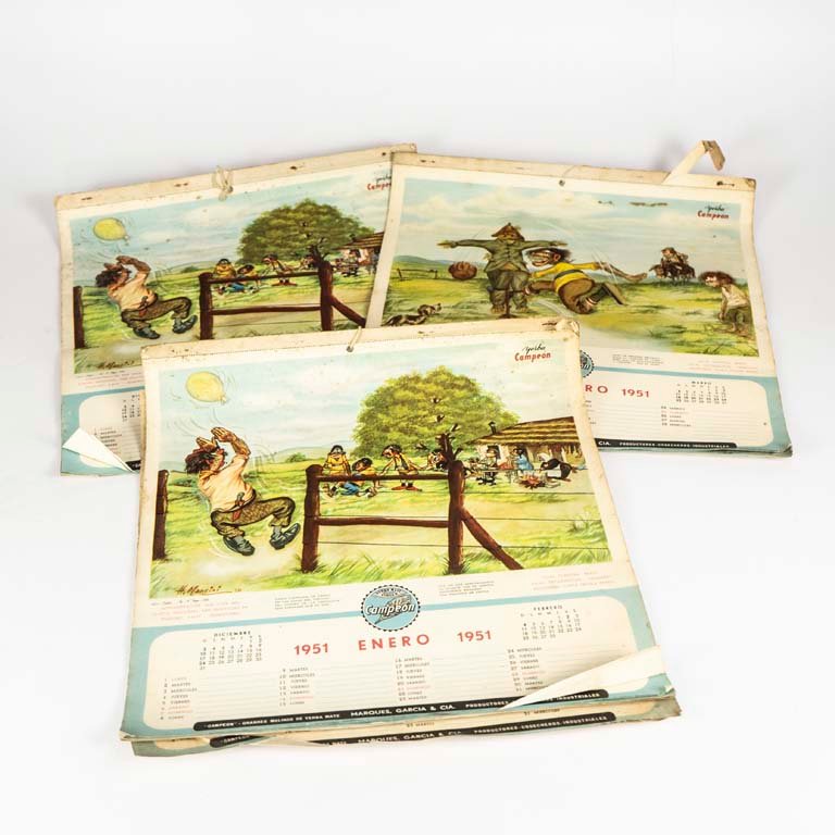 Lote anterior: Almanaques de Yerba Mate Canpeón de 1951 - Colección Rara