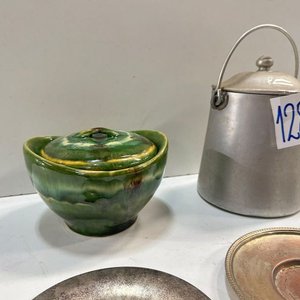Olla de Aluminio, Caramelera de Cerámica y 3 Platillos - imagen 2