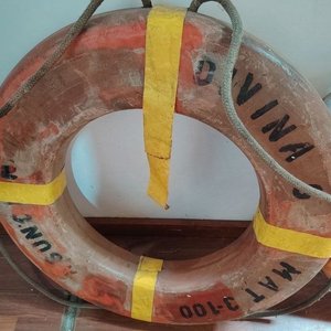 Juego de 2 Aros Salvavidas Marinos con Inscripciones - imagen 2