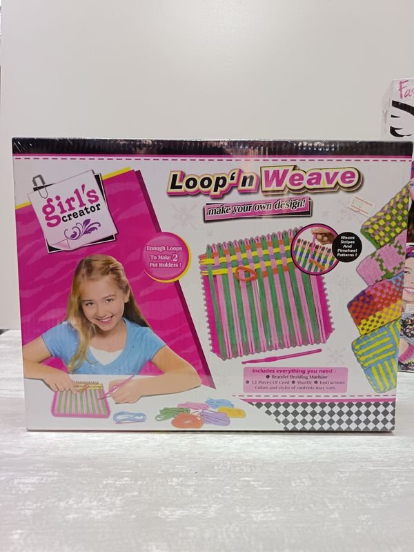 Kit de tejido para niños Loop'n Weave y Fashion Aileen - imagen 2