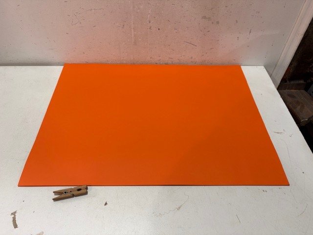 9 Cartulinas Naranjas