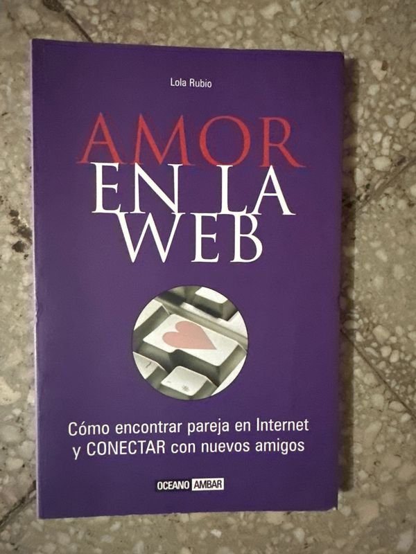 Libro "Amor en la Web" de Lola Rubio, Nuevo