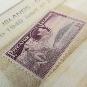 Dos Sellos de Islas Pitcairn: Rey Jorge VI (1940) - imagen 2