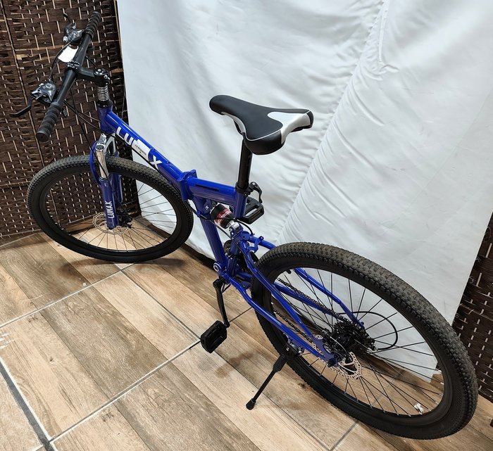 Bicicleta de Montaña Azul con Doble Suspensión y 21 Velocidades - imagen 4