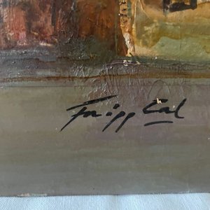 Obra de Arte: Pintura sobre Cartón de Gustavo Fripp con Exposición - imagen 3
