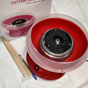 Máquina Eléctrica para Algodón de Azúcar Nueva en Caja con Accesorios - imagen 4