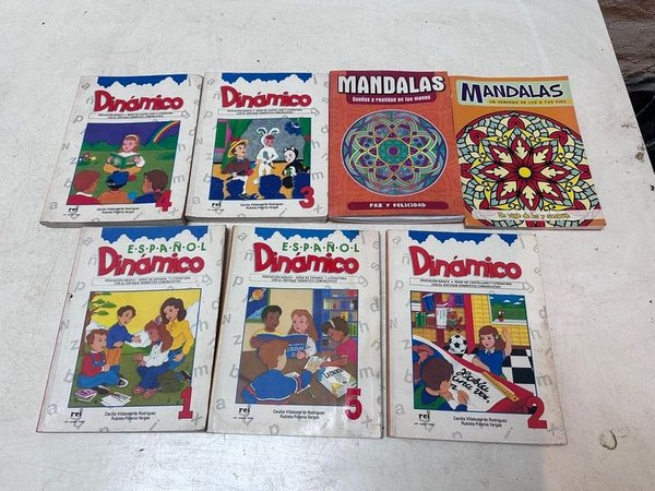 Lote de Libros: Español Dinámico y Mandalas para Pintar - imagen 1
