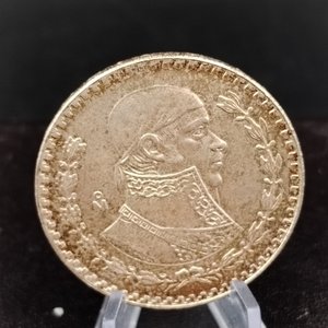 Moneda de Plata Mexicana 1 Peso 1961 - imagen 3