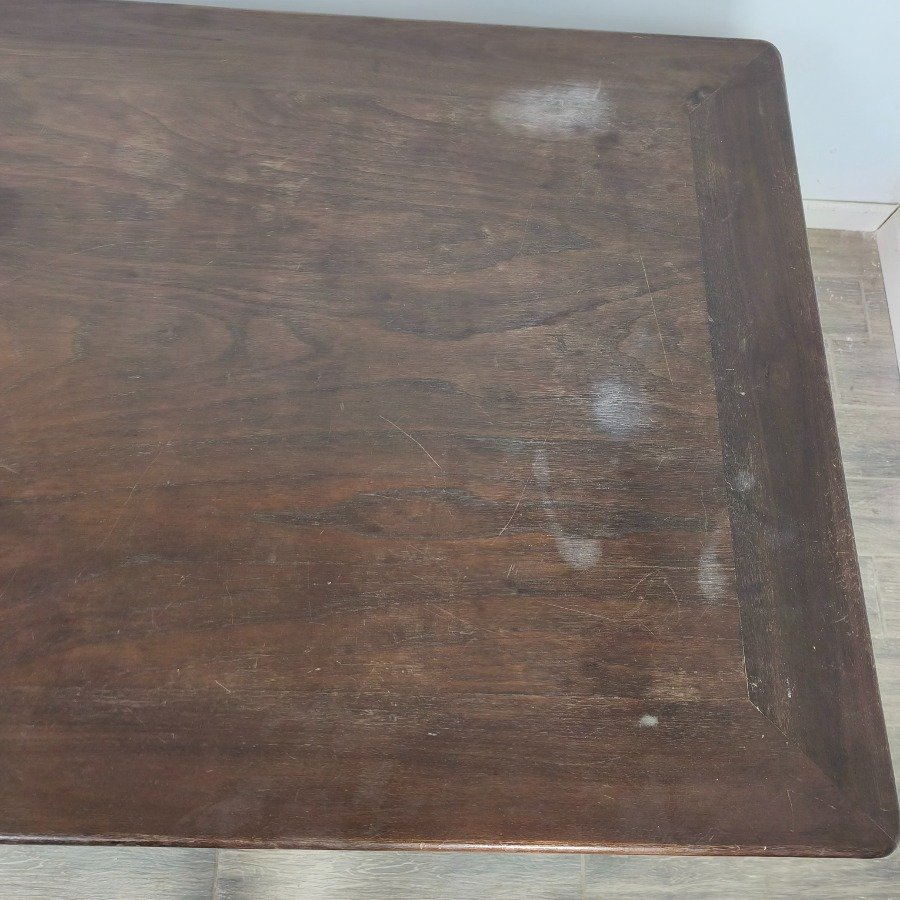 Mesa de comedor en madera y hierro para sala de estar - imagen 10