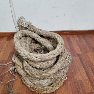 Tramo de Cuerda Marinera Gruesa en Fibra Natural - 14 Metros - imagen 1