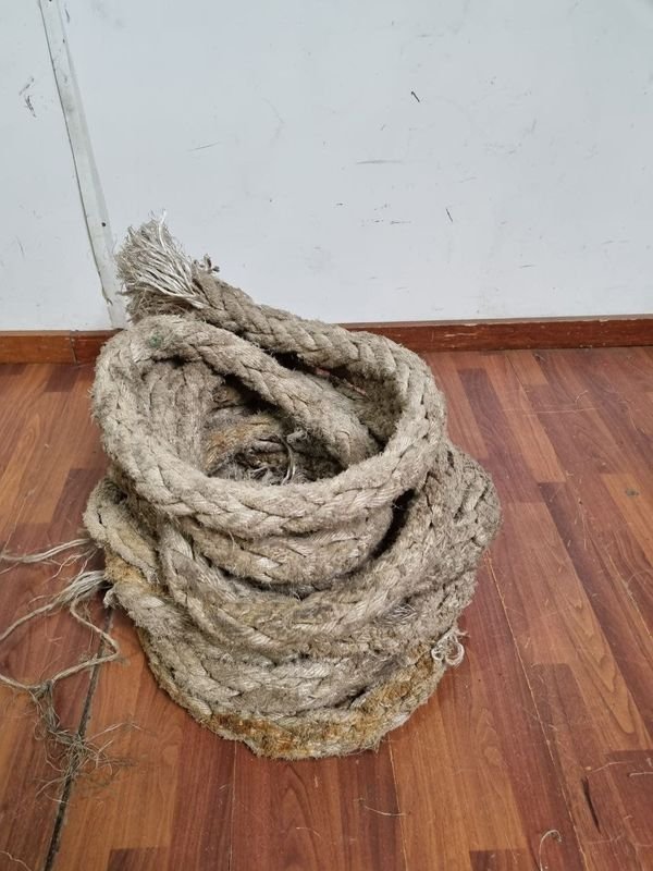 Tramo de Cuerda Marinera Gruesa en Fibra Natural - 14 Metros