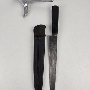 Lote siguiente: Cuchillo Criollo Franz Wenk Solingen con Mango de Guampa y Funda