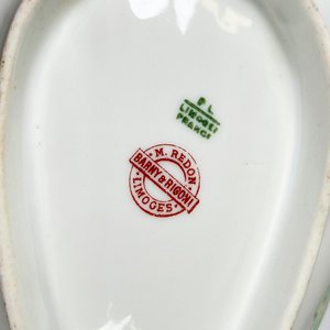 Florero de Cerámica y Despojador de Porcelana Limoges - imagen 5