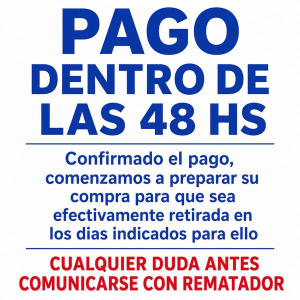 Aviso de Pago Dentro de las 48 Horas