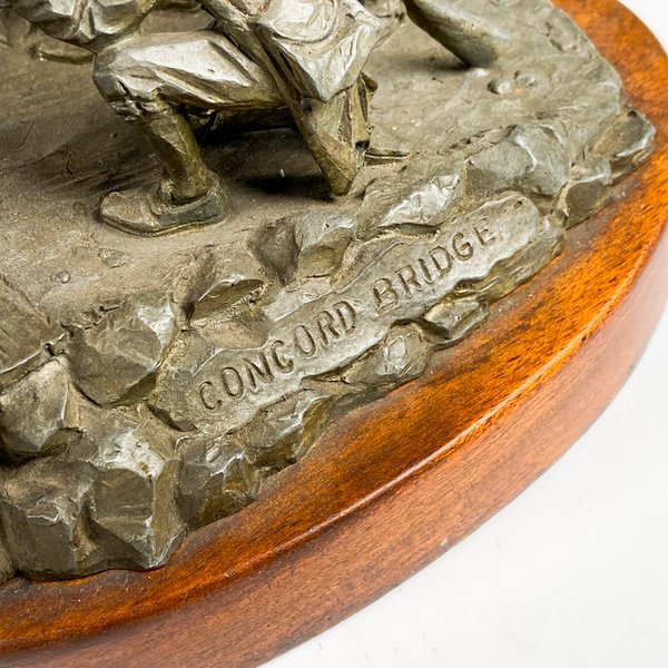 Bronce firmado con concorde bridge, medidas 14 x 19 cm - imagen 4