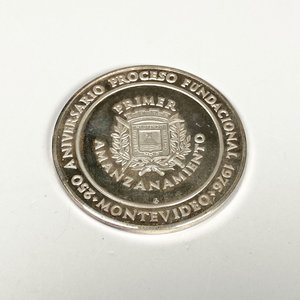 Moneda de Plata: 250 Años de la Fundación de Montevideo - imagen 2