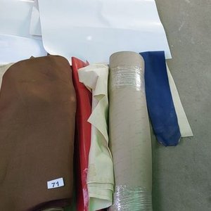 Lote de Varios Materiales Textiles y Cuero - imagen 1
