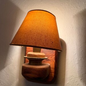 Par de Lámparas de Pared Rústicas de Madera - imagen 4