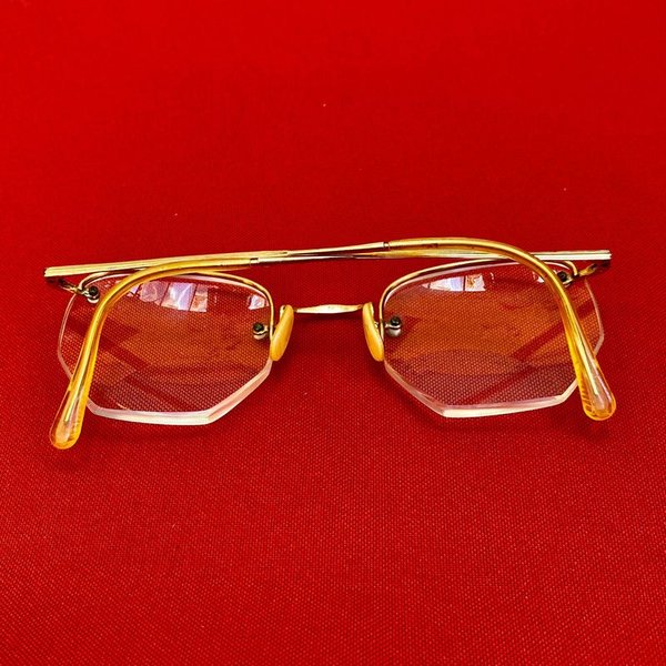 Antiguos lentes enchapados en oro de excelente estado - imagen 4