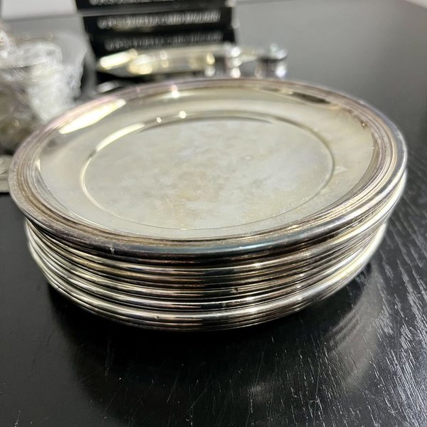Lote de accesorios en platina antigua y acero inoxidable - imagen 5