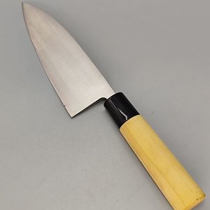 Cuchillo Profesional de Sushi Japonés Hoja Ancha Acero Inoxidable Mango Madera - imagen 3
