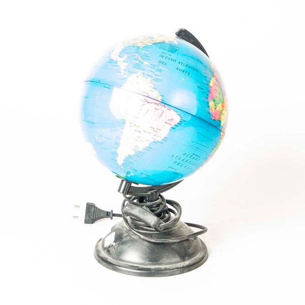 Velador Globo Terráqueo LED con Enchufe