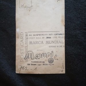 Postal "Marca Mundial" Club Nacional de Football 1944 - imagen 2