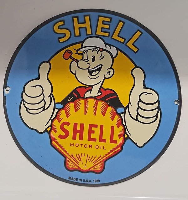 Signo de Shell Motor Oil Vintage - imagen 1
